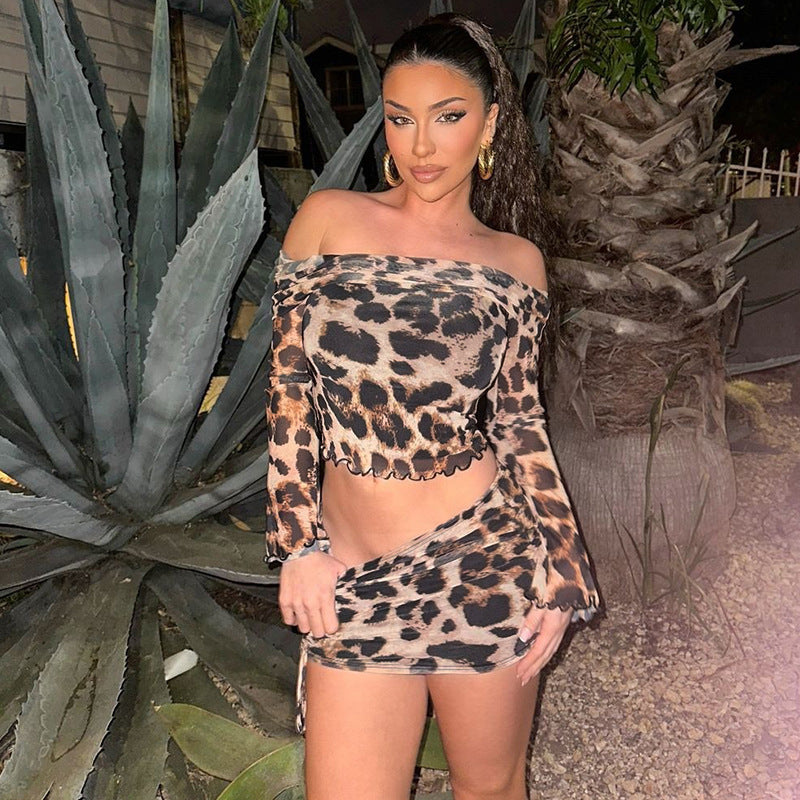 Leopard Seduction Two Piece Set