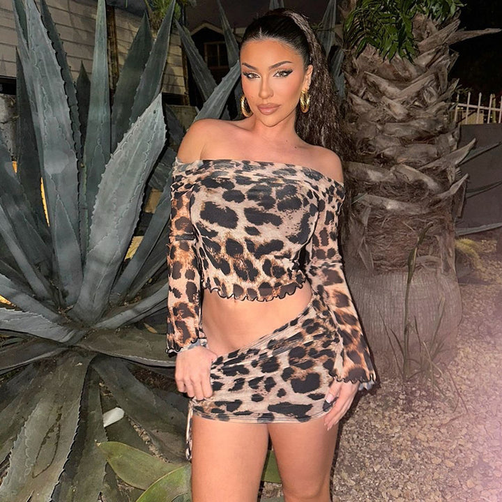 Leopard Seduction Two Piece Set