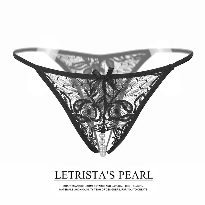 Pearl Tease Sheer Thong