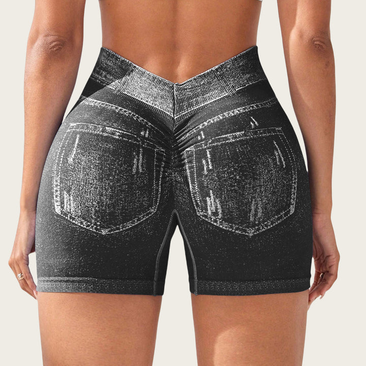 Vintage Wash Curve Sculpt Shorts