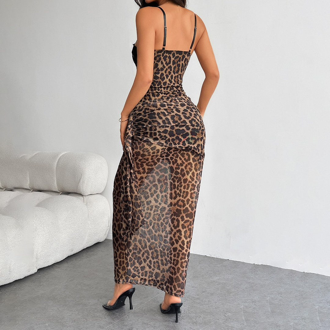 Lace Corset Maxi Dress