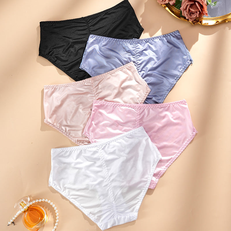 Satin Elegance Lace Panties