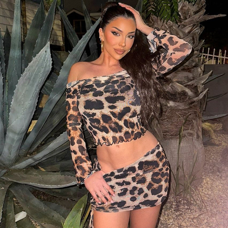 Leopard Seduction Two Piece Set