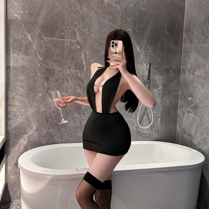 Luxe Chain Bodycon Dress Set
