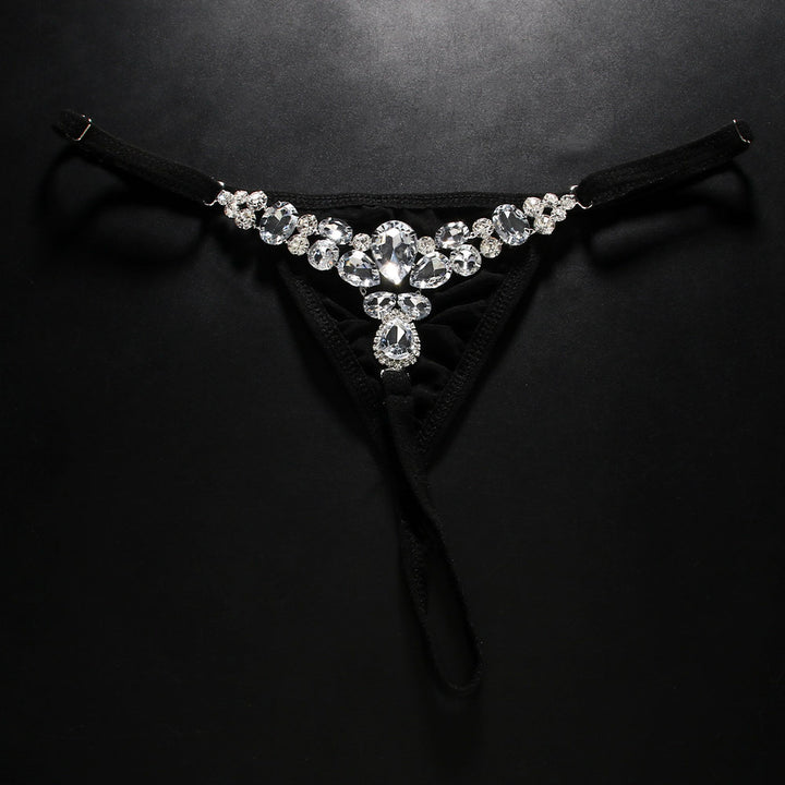 Rhinestone Crystal Thong