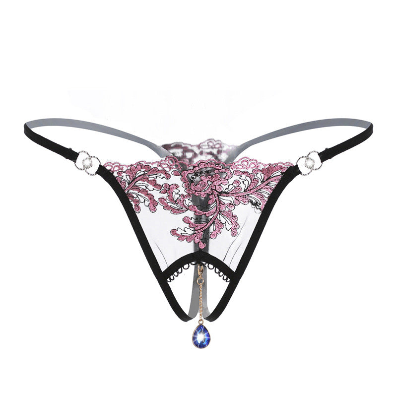 Open Crotch Pendant Thong