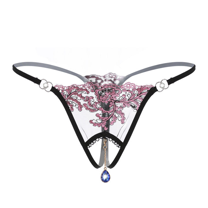 Open Crotch Pendant Thong