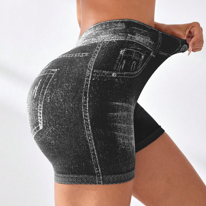 Vintage Wash Curve Sculpt Shorts
