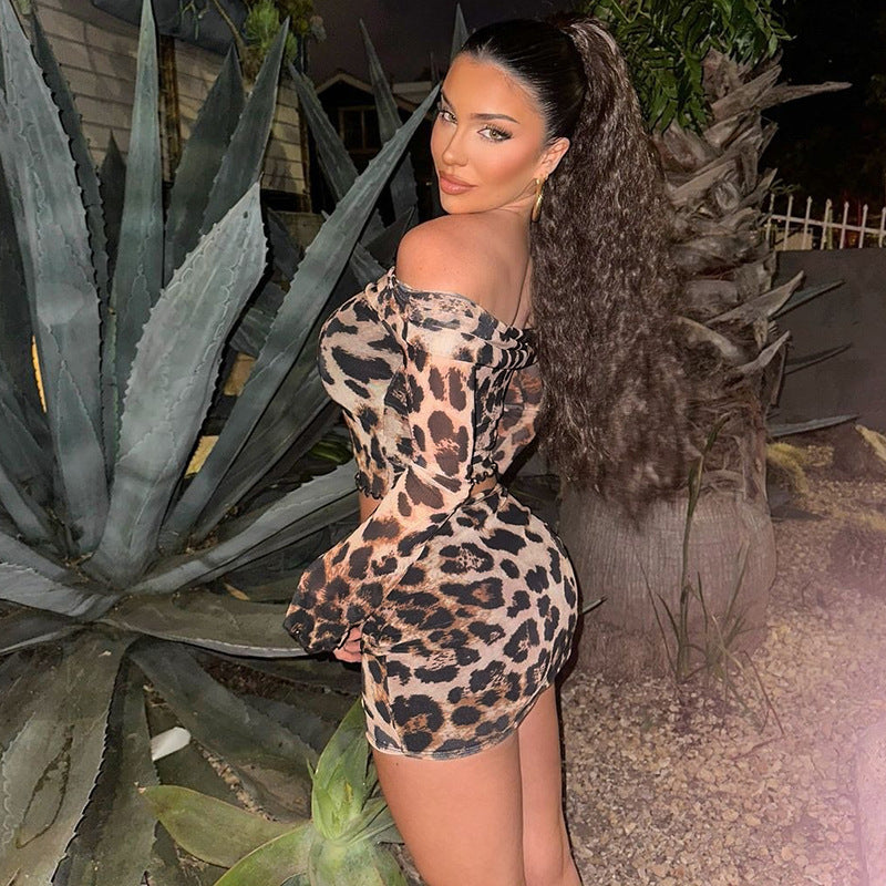 Leopard Seduction Two Piece Set