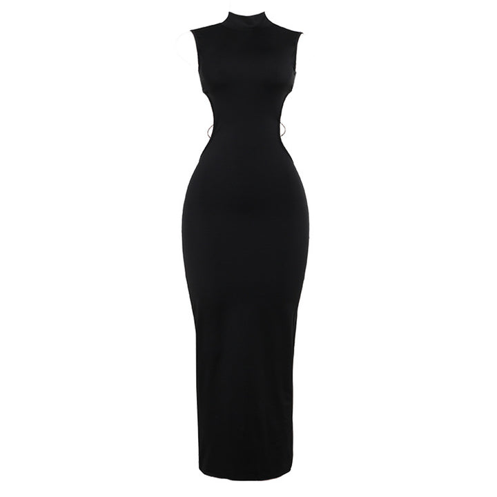 Seductive Backless Strap Detail Dress
