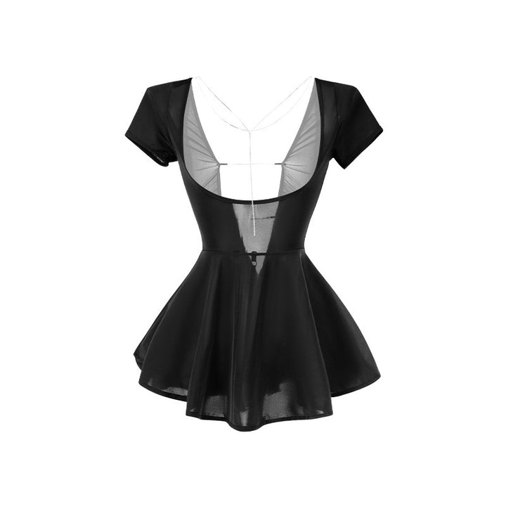 Golden Hour Deep V Seduction Dress