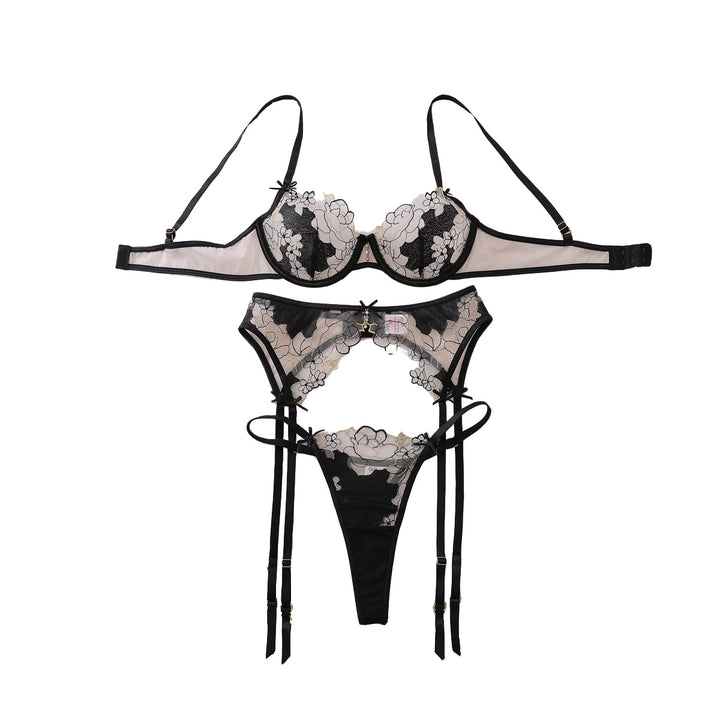 Maison Fleur Embroidered Lingerie Set
