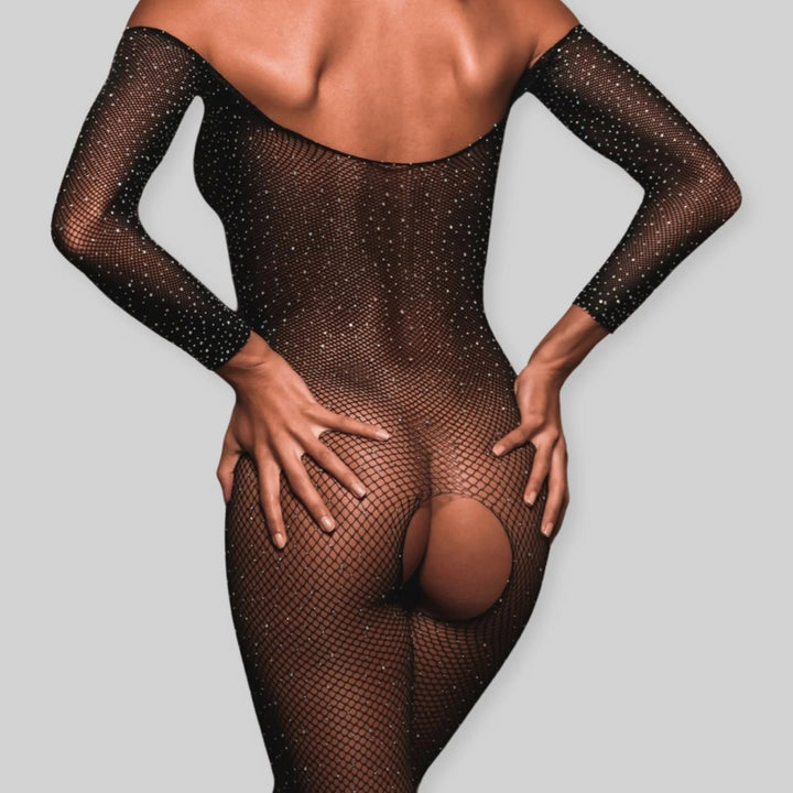 Diamond Fishnet Bodystocking