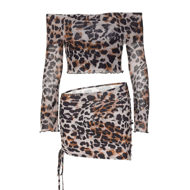 Leopard Seduction Two Piece Set