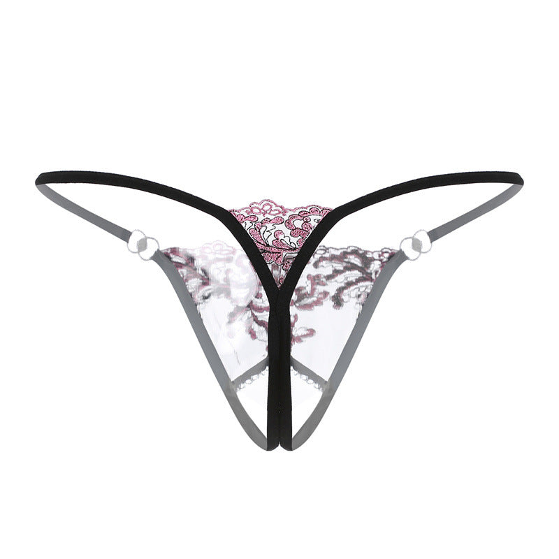 Open Crotch Pendant Thong
