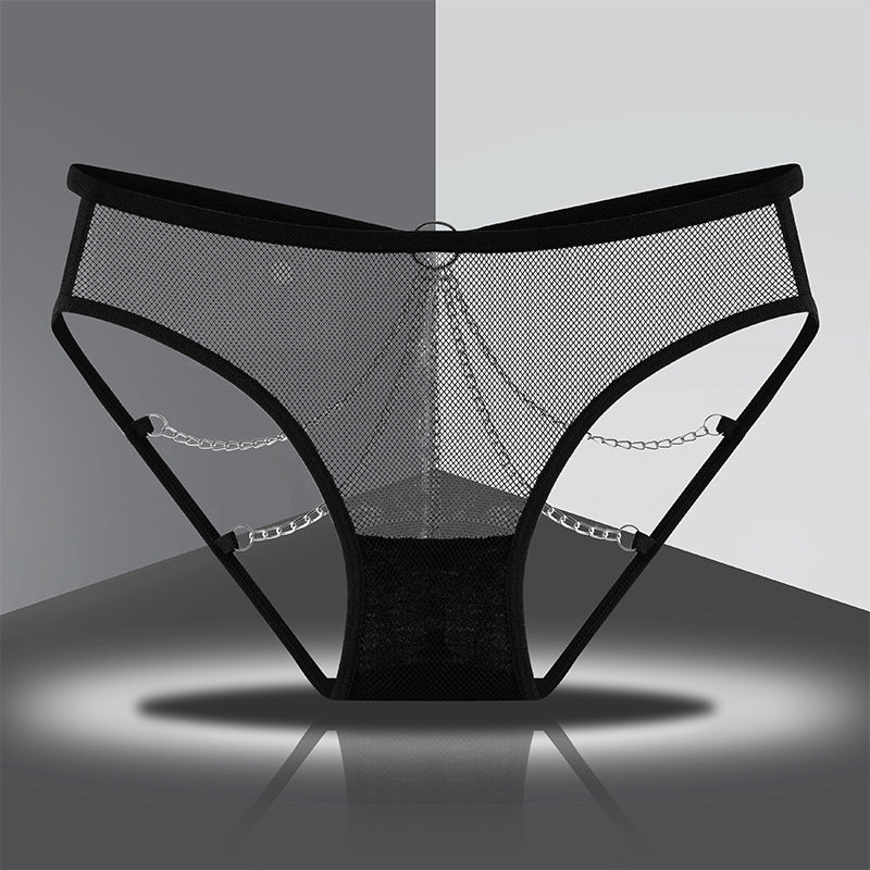 Crotchless Chain Fishnet Panties