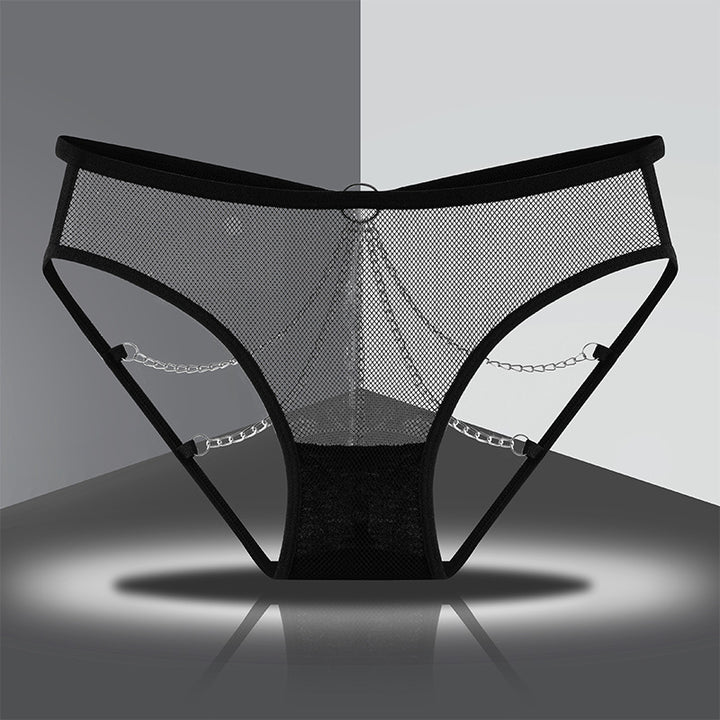Crotchless Chain Fishnet Panties