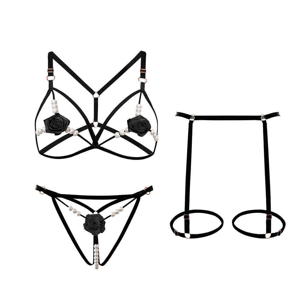 Rose Beaded Tease Set