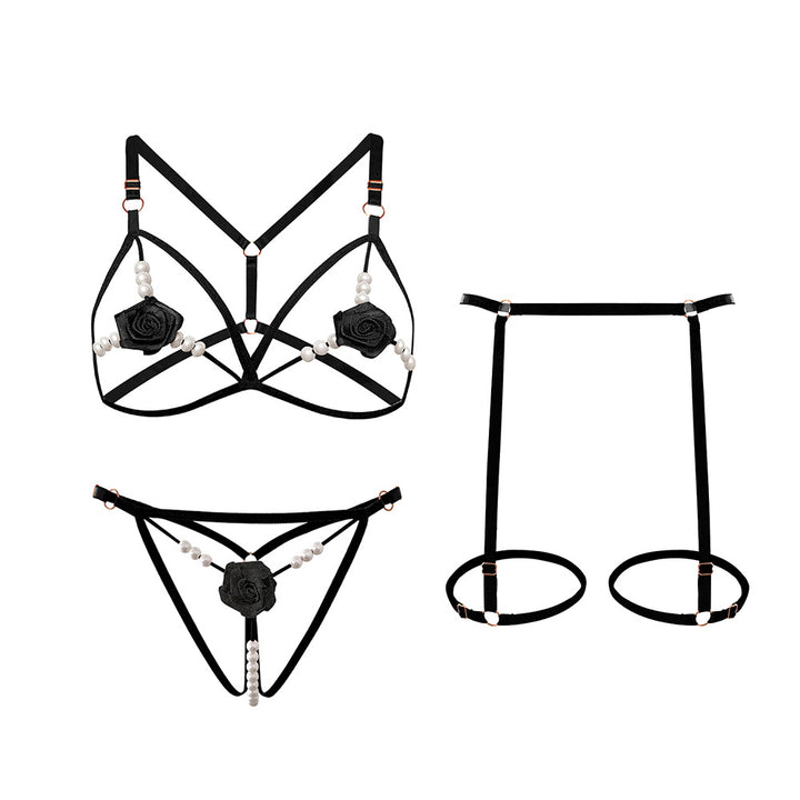 Rose Beaded Tease Set