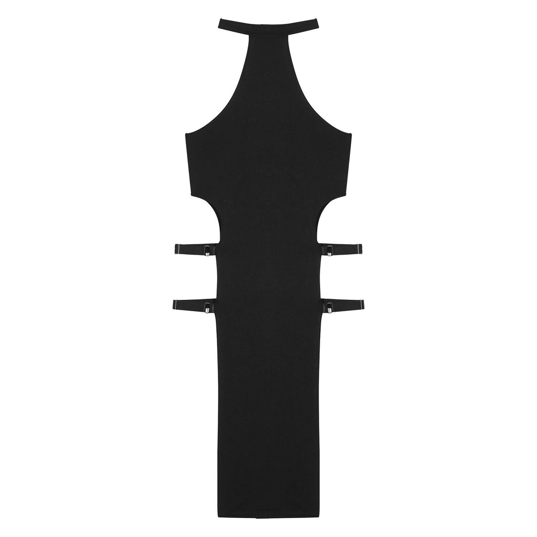 Eclipse Halter Split Dress
