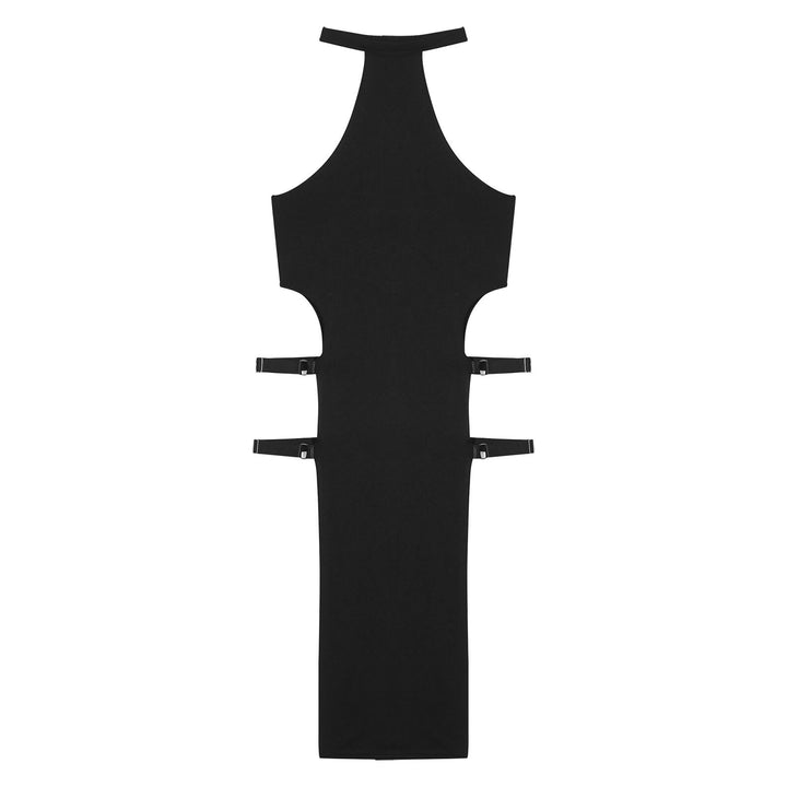 Eclipse Halter Split Dress