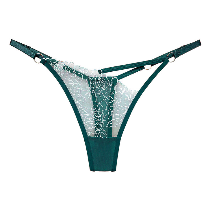 Lace V Thong Sexy Cutout Adjustable Lingerie