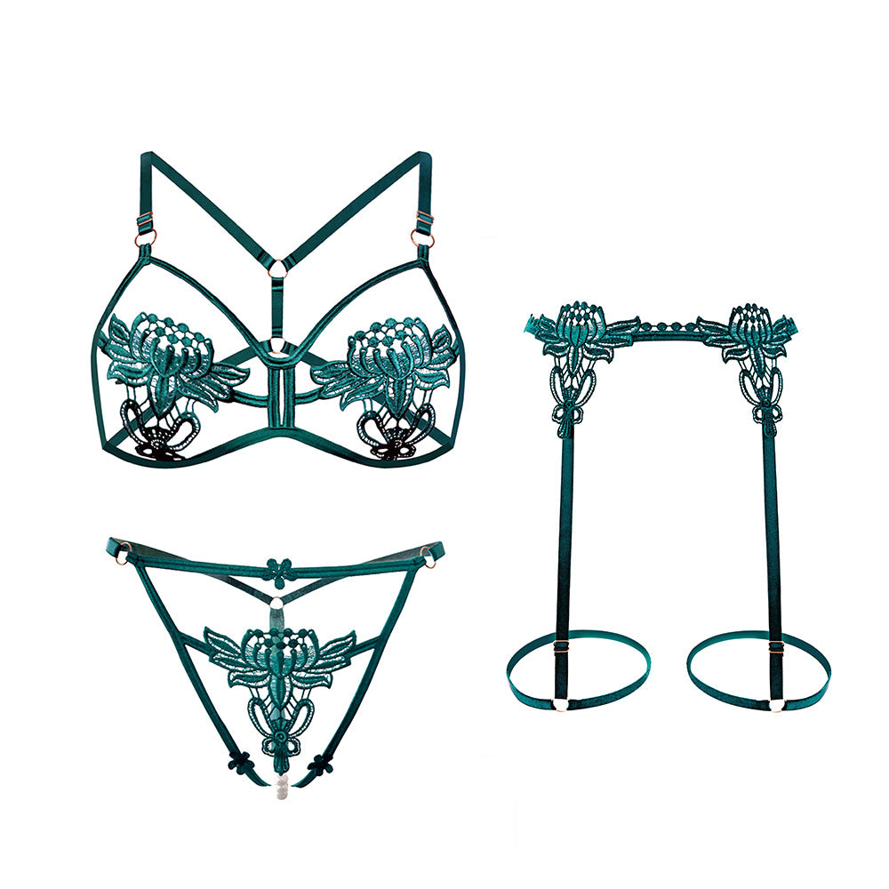 Lotus Lace Seduction Harness Set