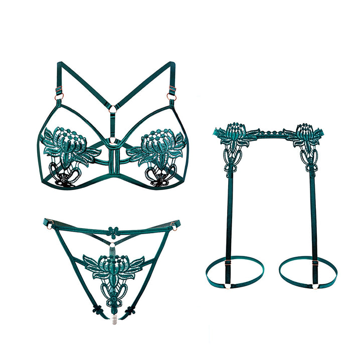 Lotus Lace Seduction Harness Set