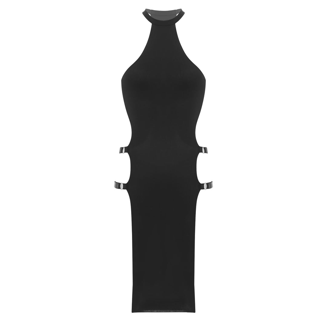 Eclipse Halter Split Dress