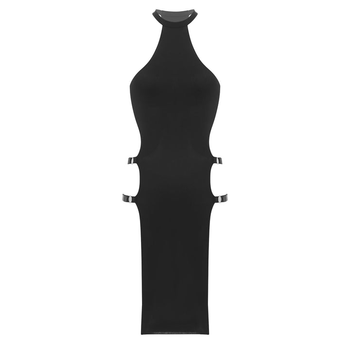 Eclipse Halter Split Dress
