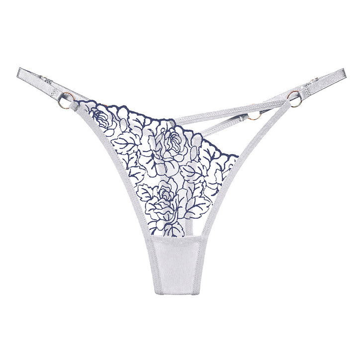 Lace V Thong Sexy Cutout Adjustable Lingerie