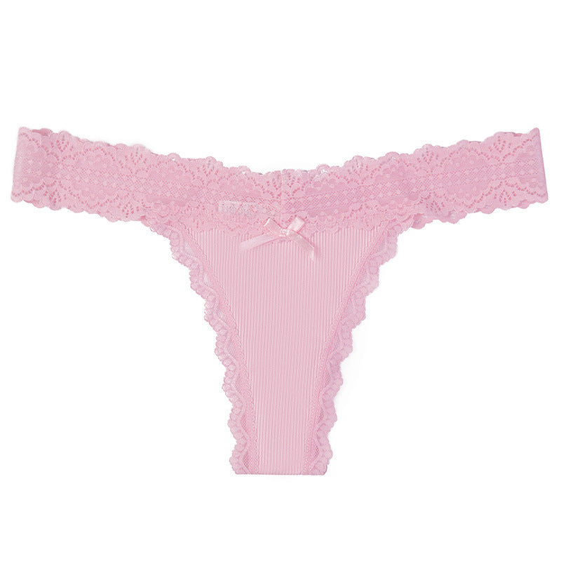 Lace Bow Temptation Panties