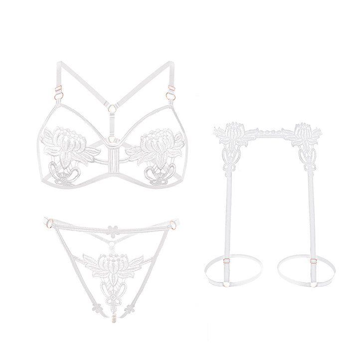 Lotus Lace Seduction Harness Set