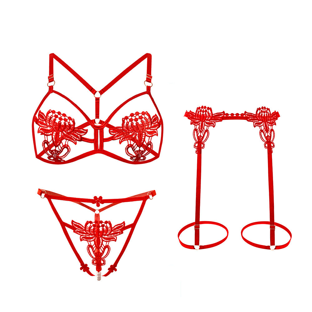 Lotus Lace Seduction Harness Set