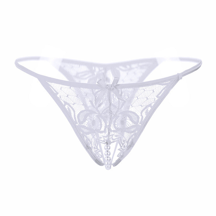 Pearl Tease Sheer Thong