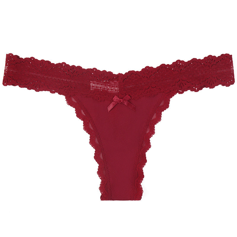 Lace Bow Temptation Panties