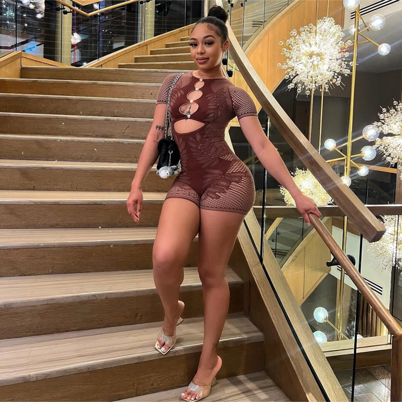 Sculpted Desire Knit Romper