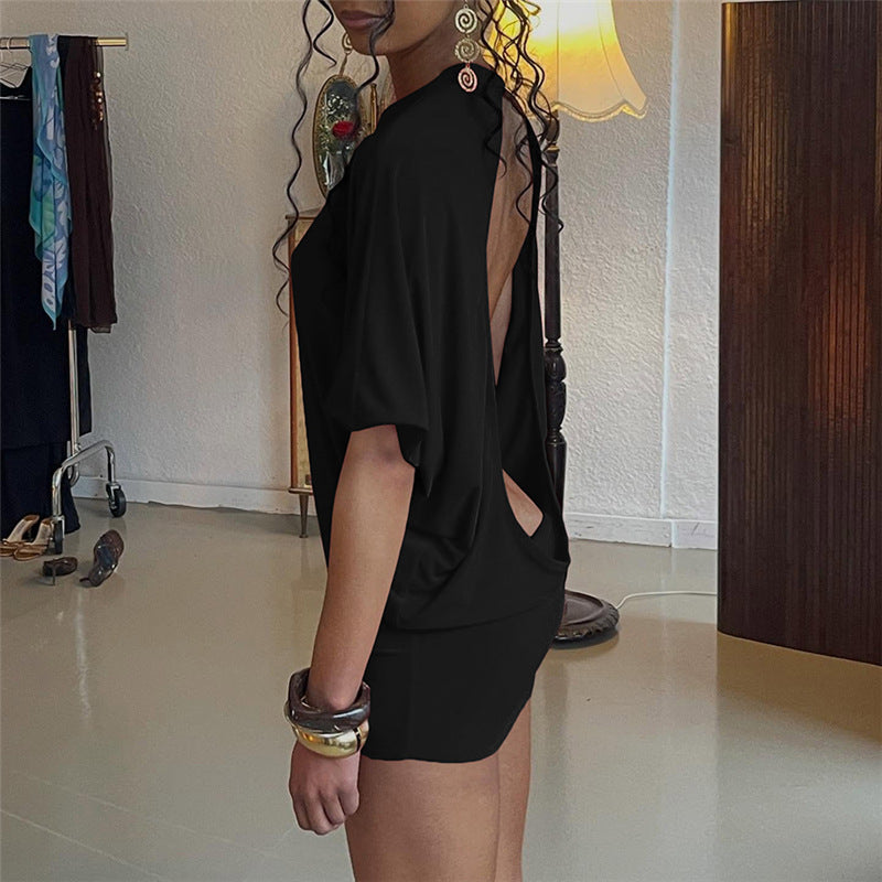 Backless Bodycon Mini Dress