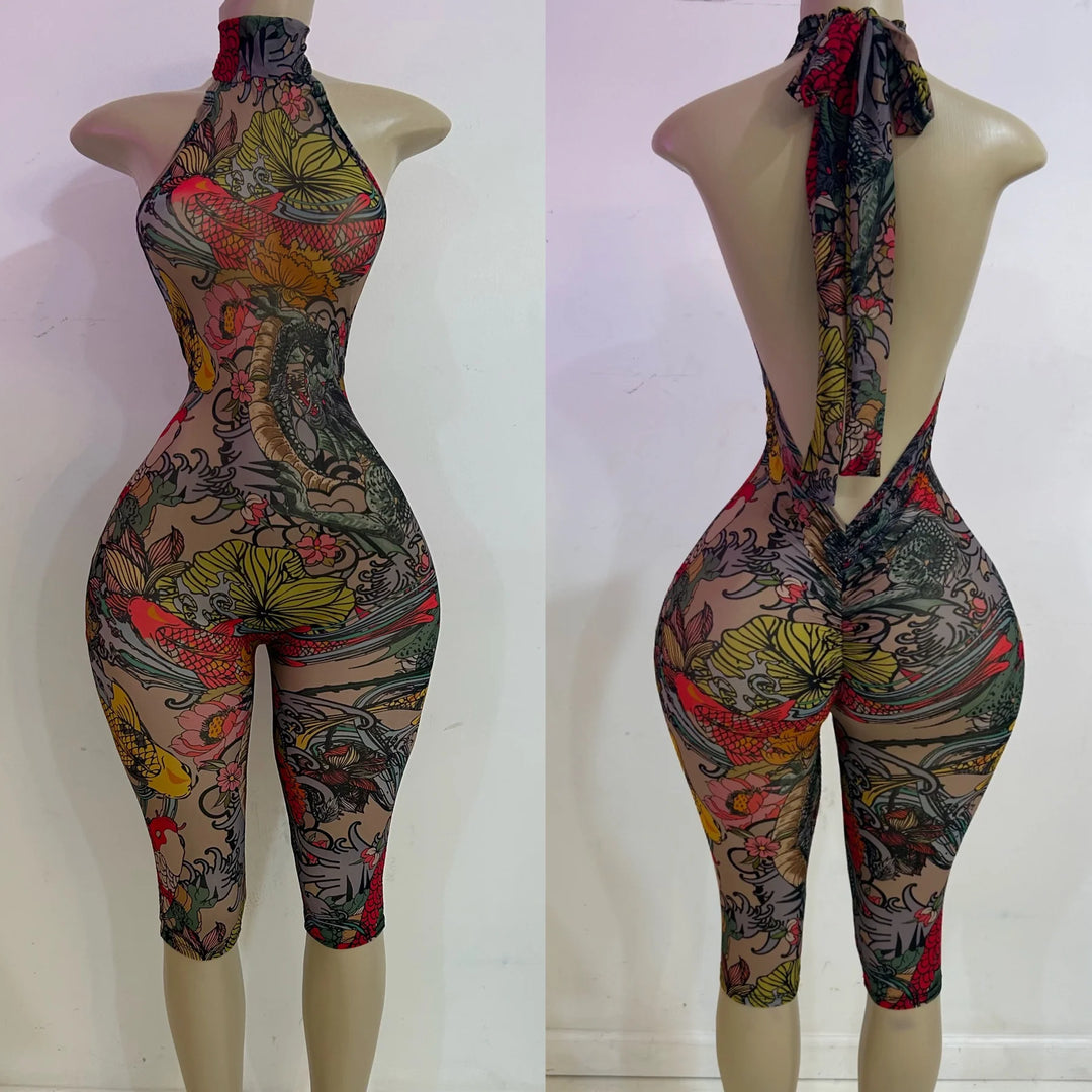 Halter Curve Sculpting Bodysuit