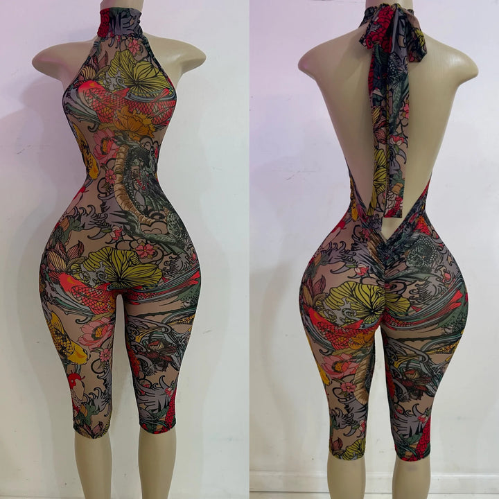 Halter Curve Sculpting Bodysuit