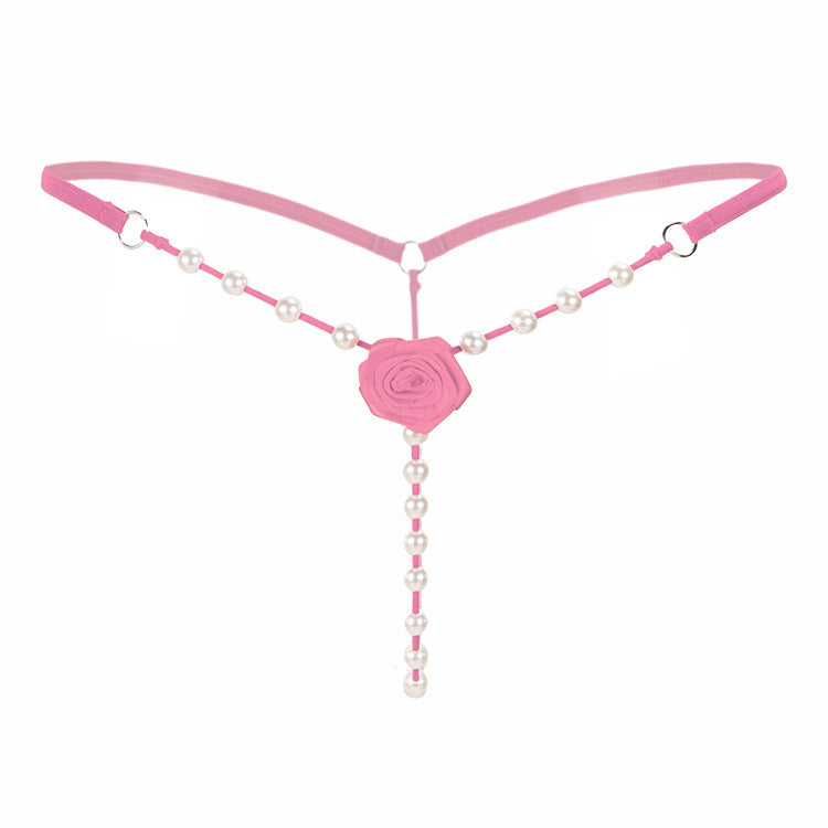 Rose Pearl Thong