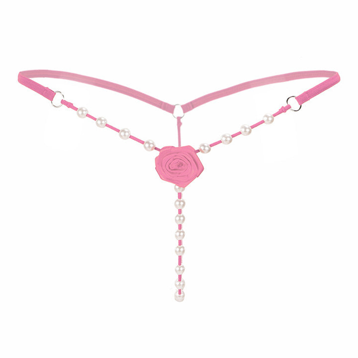 Rose Pearl Thong