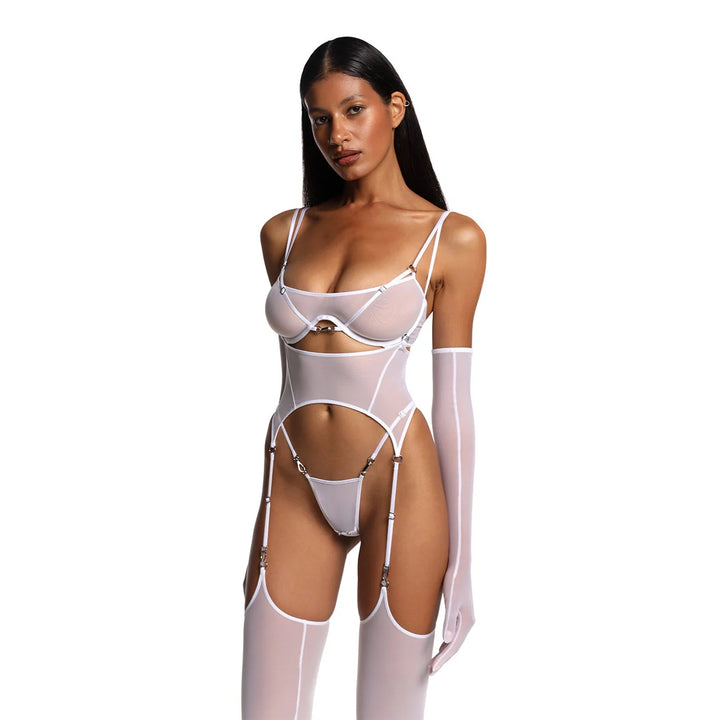 Sheer Mesh Sculpting Desire Set