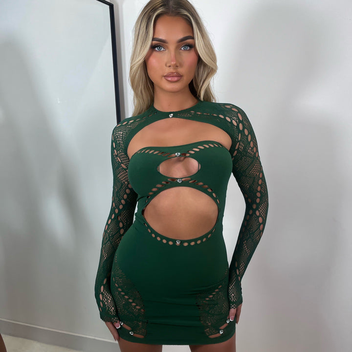 Allure Cutout Bandeau Dress Set