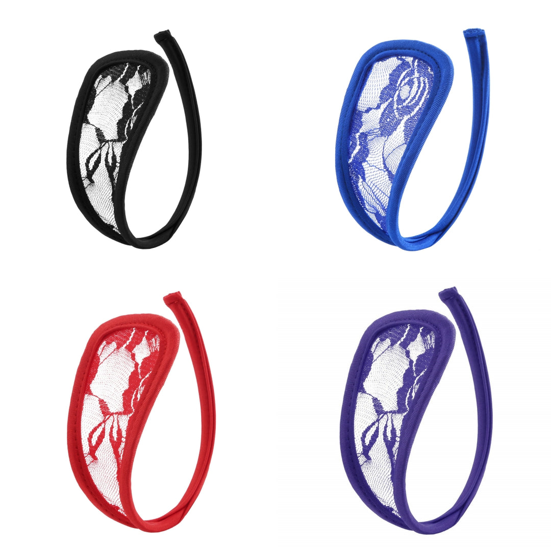 Sheer Lace C-String Thong