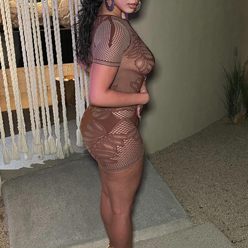 Sculpted Desire Knit Romper