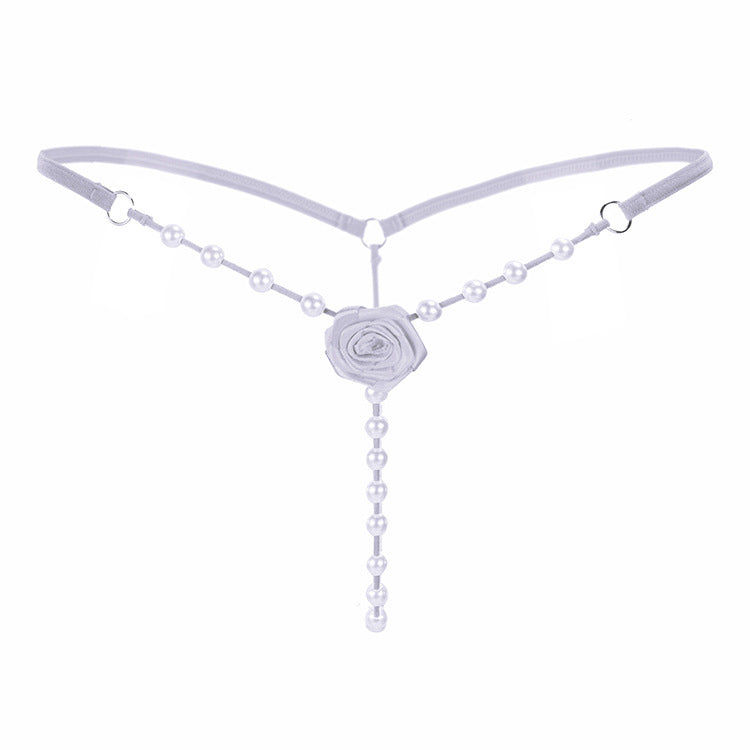 Rose Pearl Thong