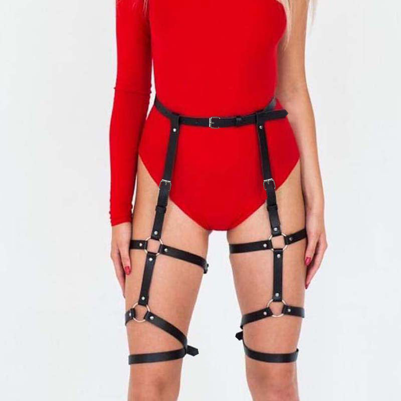 Bondage Harness PU Lingerie