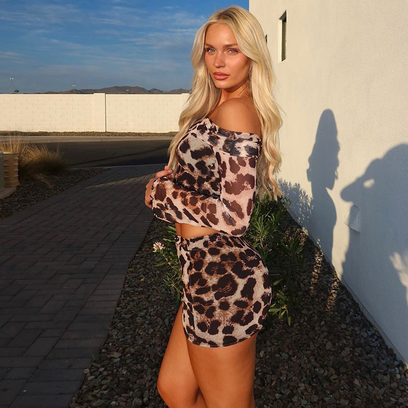 Leopard Seduction Two Piece Set