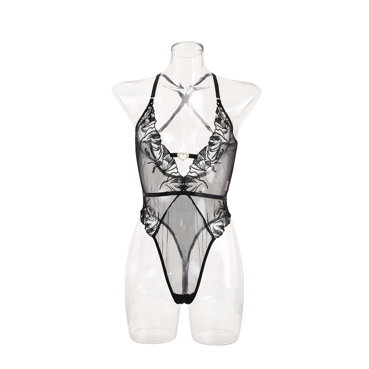 Backless Mesh Sculpting Bodysuit